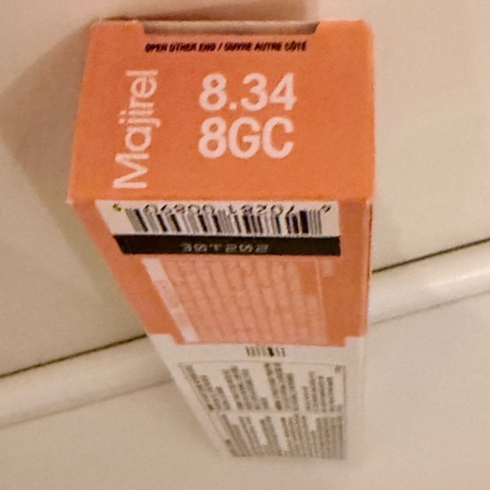 Brand New in Box L'Oreal Majirel Hair Color 8.3/8G